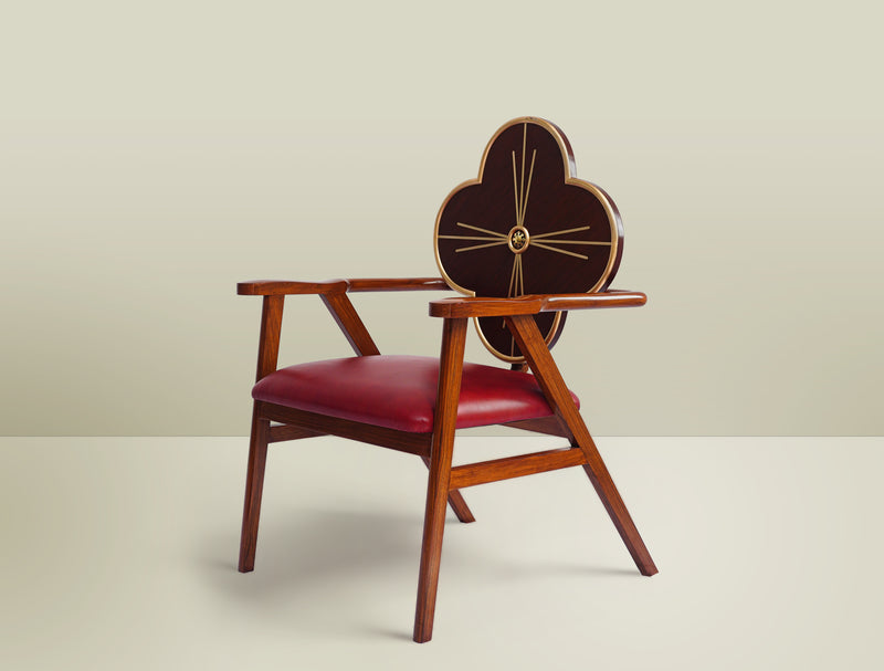 The Fleur Single Chair Wood