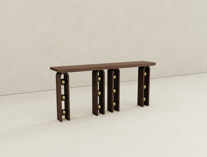 Mercury Drop Console Table