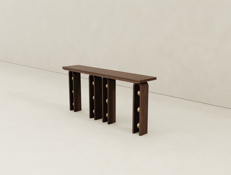 Mercury Drop Console Table